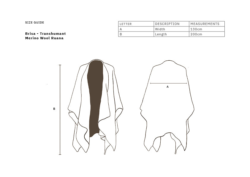 Brisa - Transhumant Merino Wool Ruana
