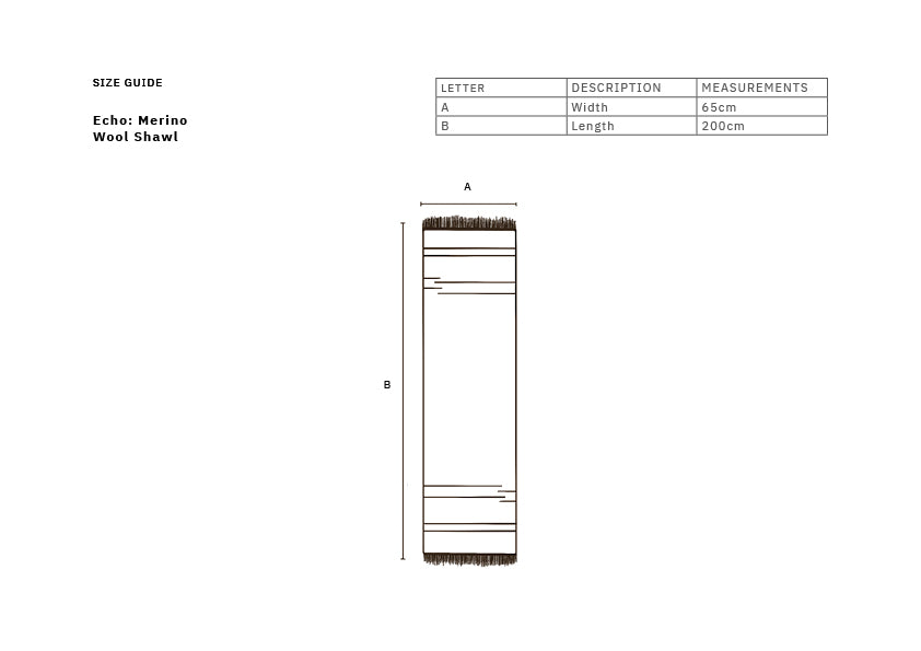 Echo: Merino Wool Shawl