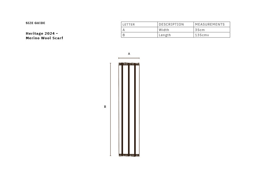 BUFANDA MERINA: HERITAGE 2024
