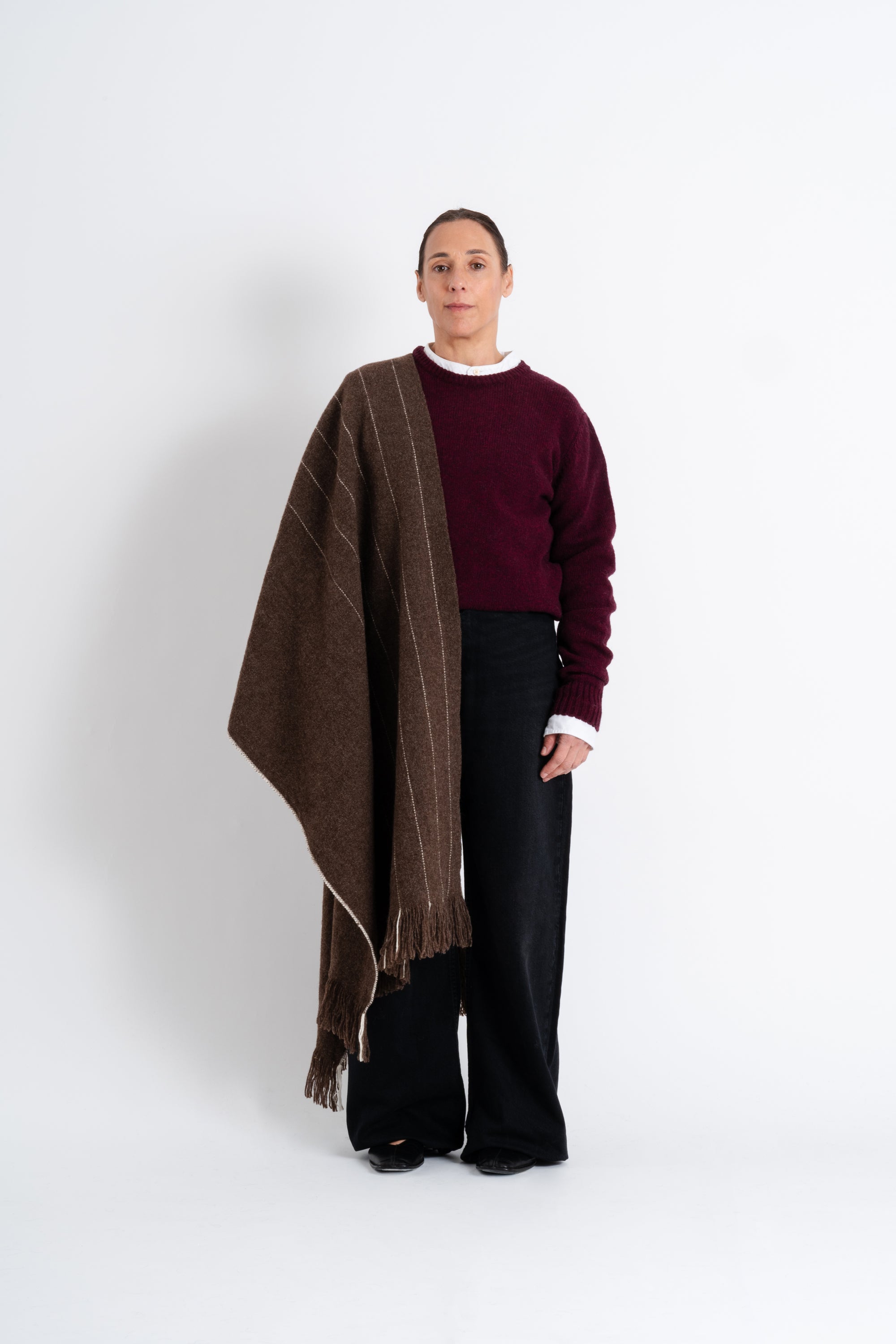 Dark III: Merino Wool Shawl