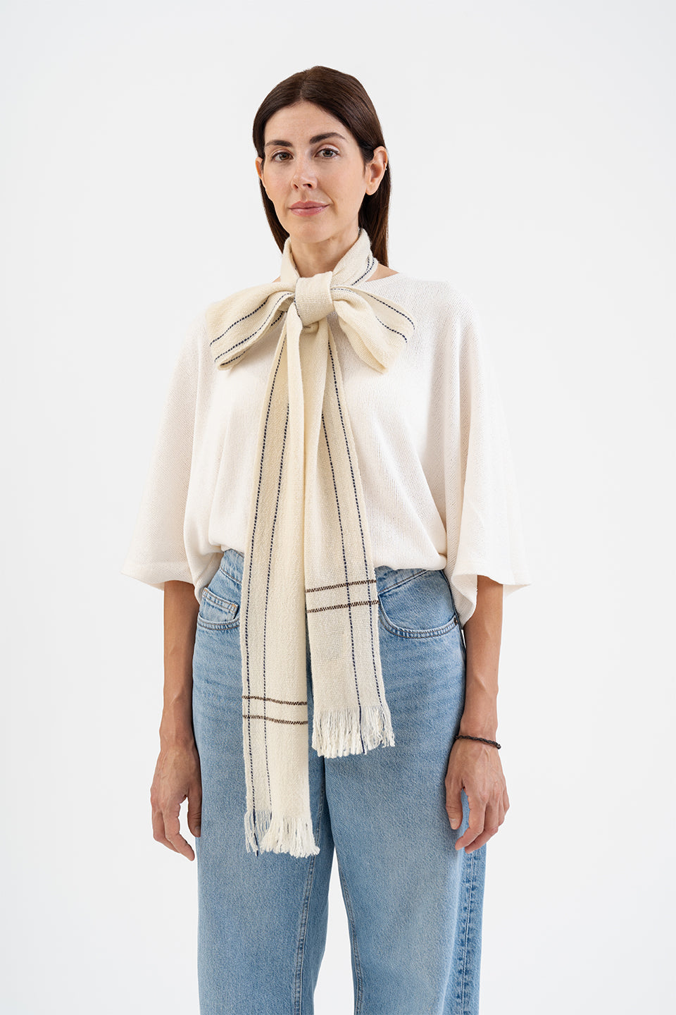 Pañuelo: Senda clara blanco
