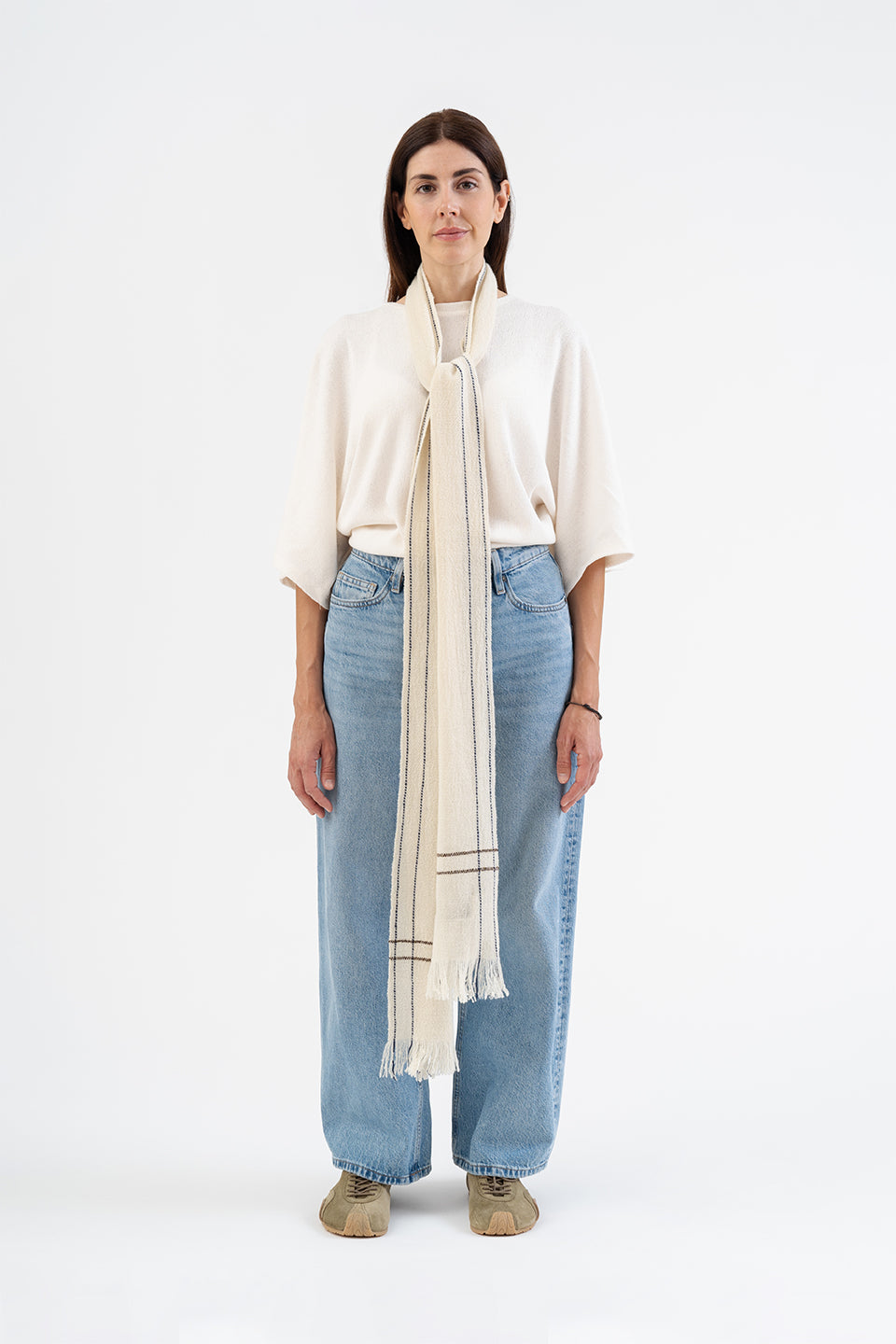 Pañuelo: Senda clara blanco