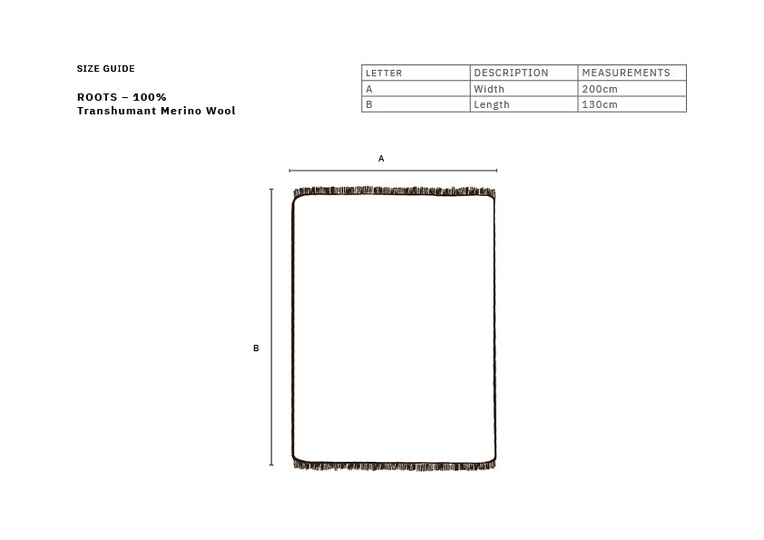 ROOTS – 100% Transhumant Merino Wool 