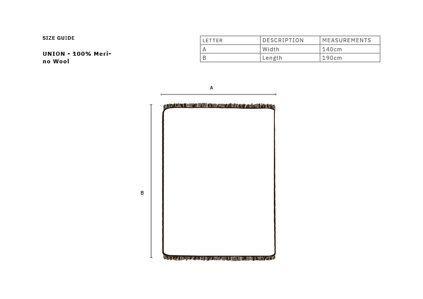 UNION - 100% Merino Wool